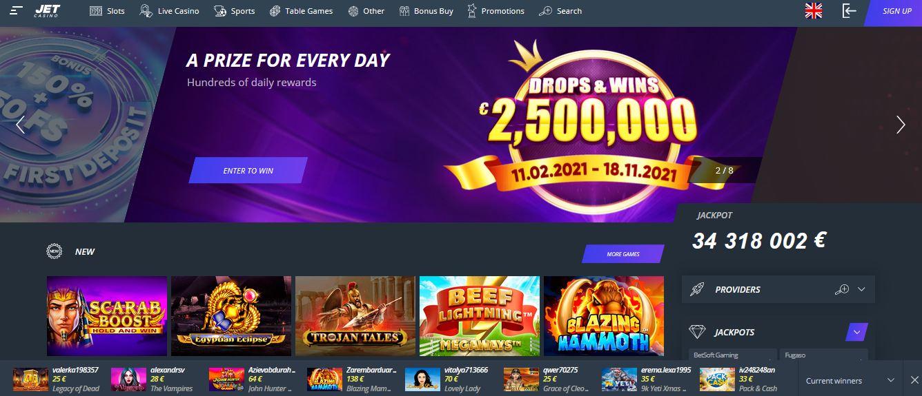 Jet Casino Review