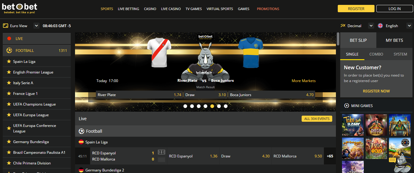 bet O bet Sports betting