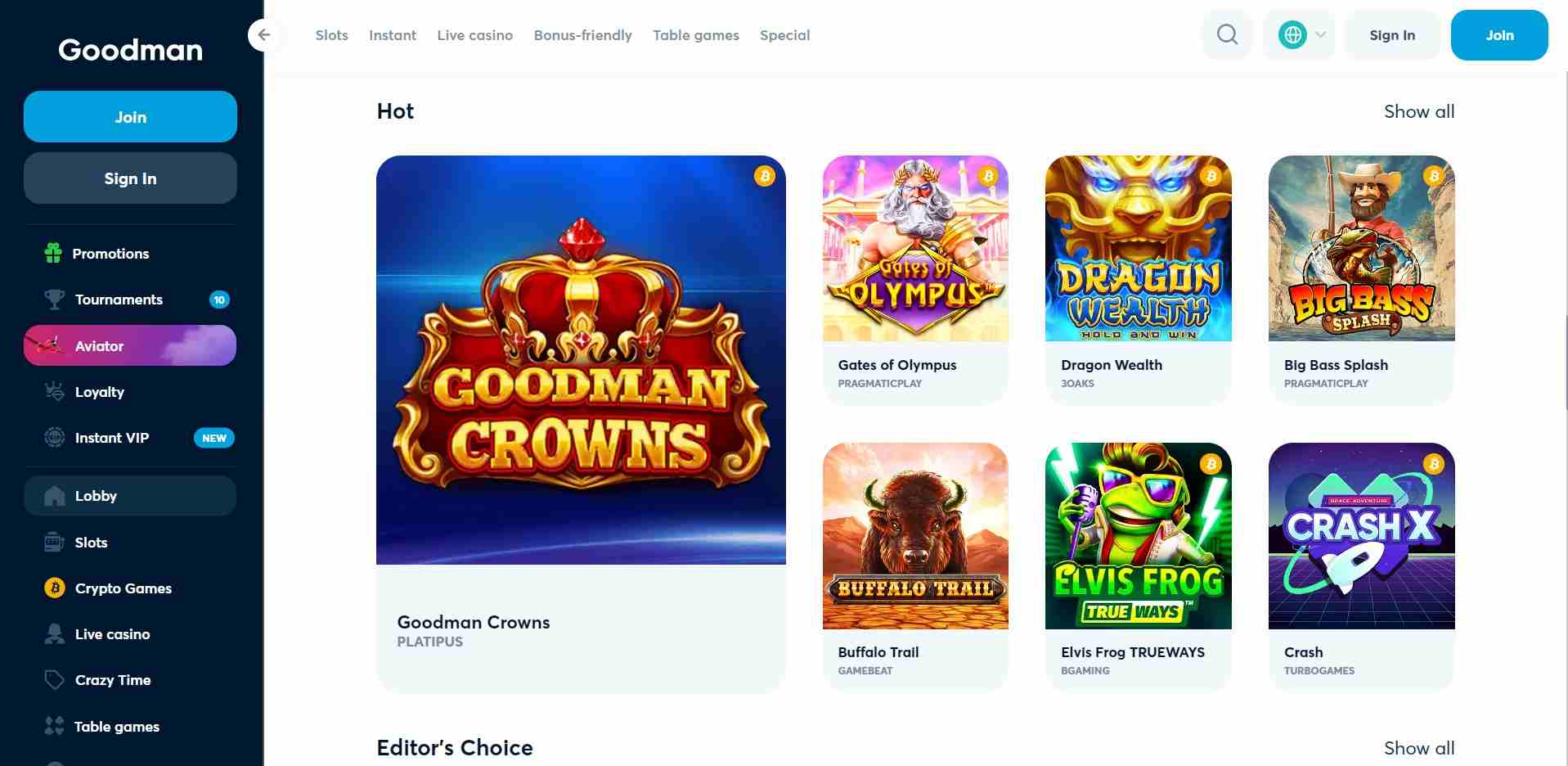 goodman casino
