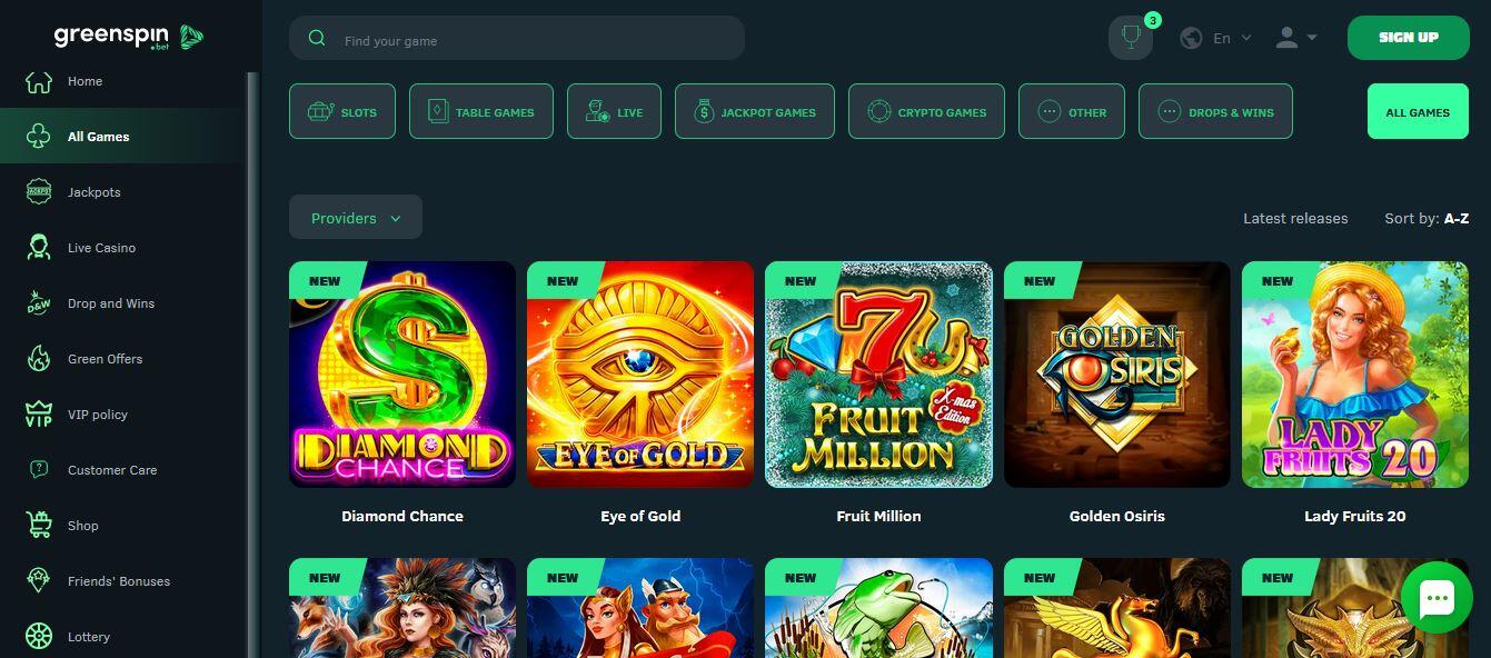 Greenspin.bet Casino