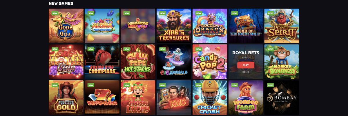 N1 Bet online casino games
