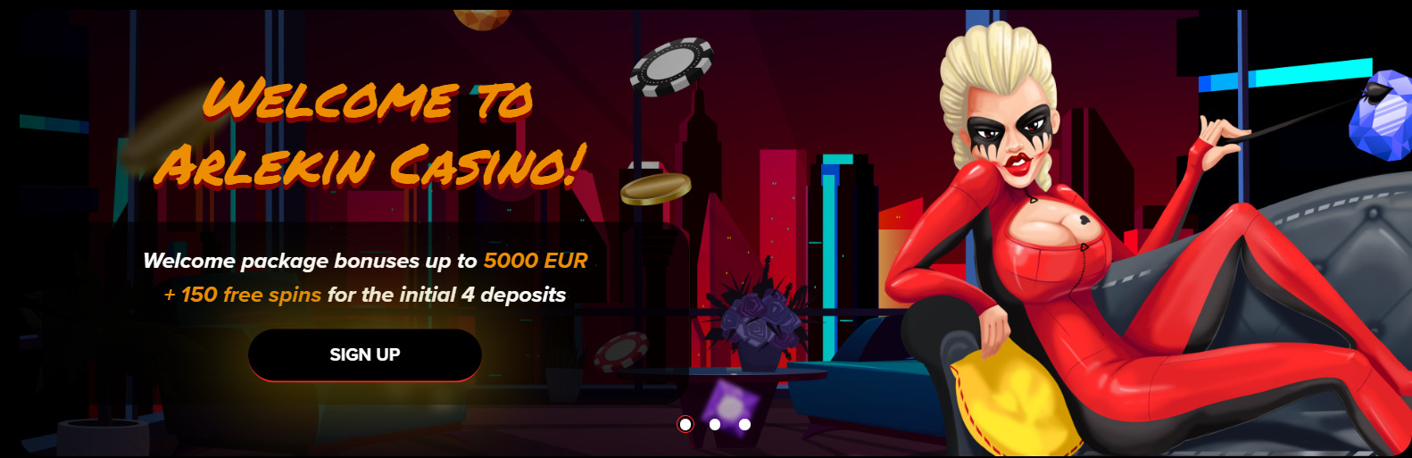 Arlekin casino welcome bonus