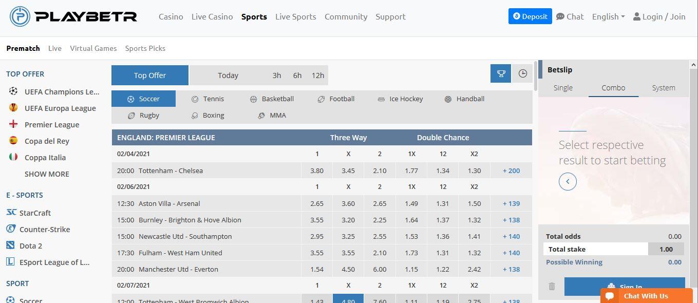 Playbetr Sports