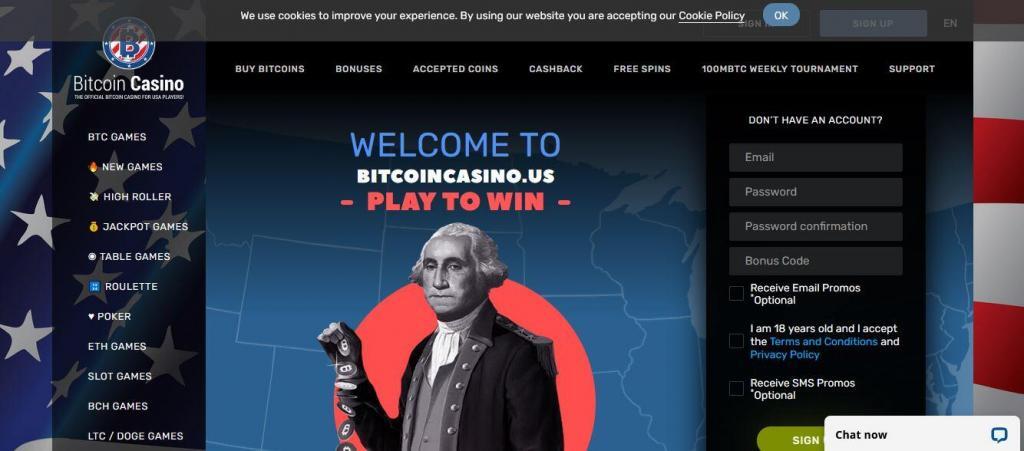 Bitcoincasino.us bonus