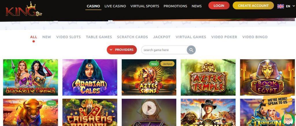 KingBit Casino Review