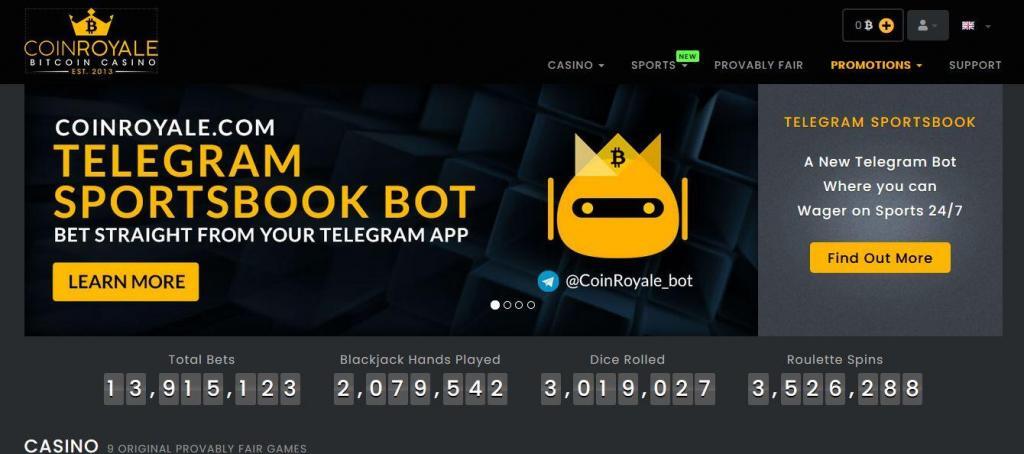 CoinRoyale Bitcoin Casino