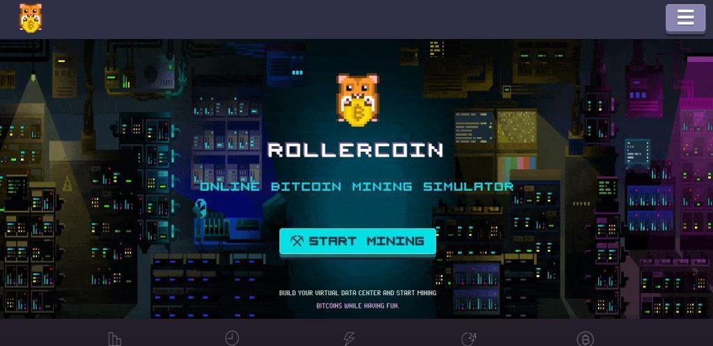 RollerCoin Online Bitcoin Mining Simulator