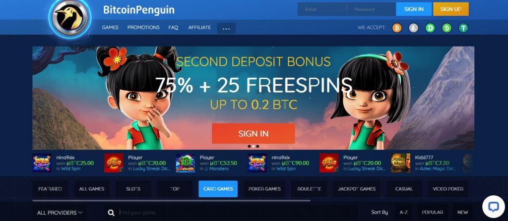 BitcoinPenguin Casino