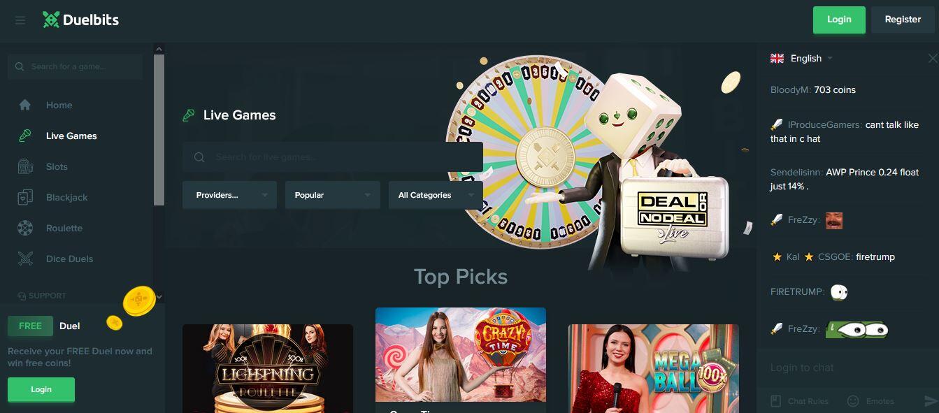 duelbits casino bonus