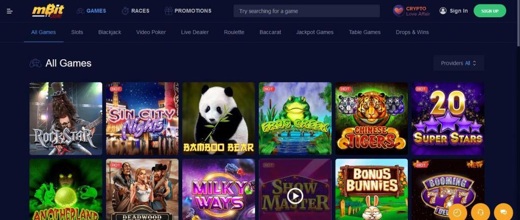 mbit Casino Review