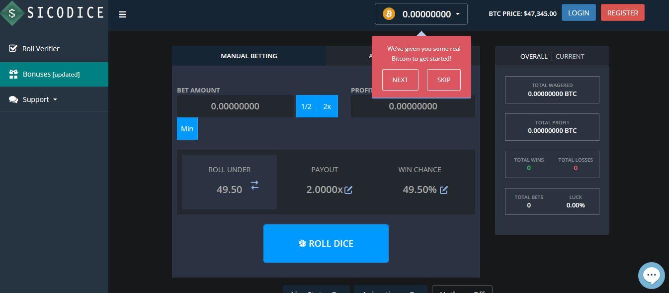 Sicodice - Casinos Cryptos - Claim A 2.5x Deposit Bonus