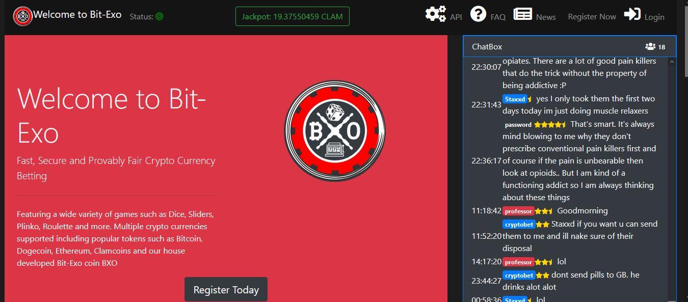 Bit-Exo Casino - Casinos Cryptos - Claim Their Faucet